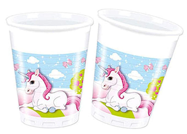 Unikornis Castle műanyag pohár 8 db-os 200 ml