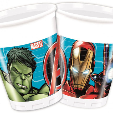 Bosszúállók Infinity Stones műanyag pohár 8 db-os 200 ml
