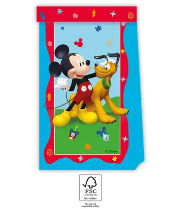 Disney Mickey Rock the House papírzacskó 4 db-os FSC