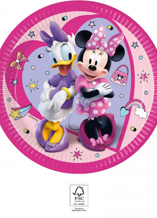 Disney Minnie Junior papírtányér 8 db-os 23 cm FSC