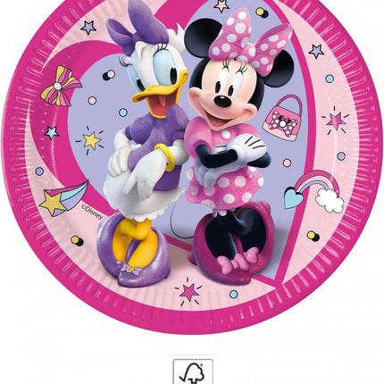 Disney Minnie Junior papírtányér 8 db-os 23 cm FSC