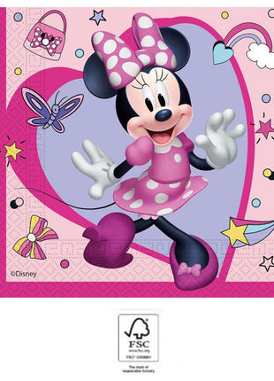 Disney Minnie Junior szalvéta 20 db-os 33x33 cm FSC
