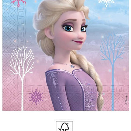 Disney Jégvarázs Wind szalvéta 20 db-os 33x33 cm FSC