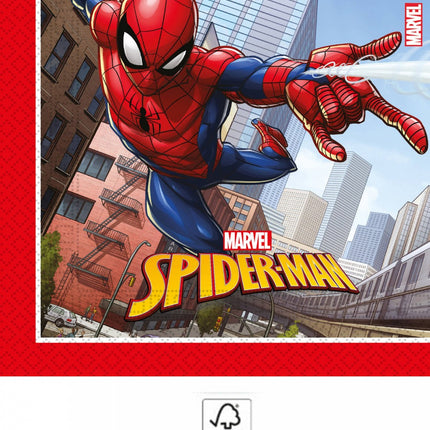 Pókember Crime Fighter szalvéta 20 db-os 33x33 cm FSC