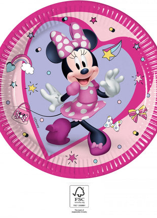 Disney Minnie Junior papírtányér 8 db-os 20 cm FSC