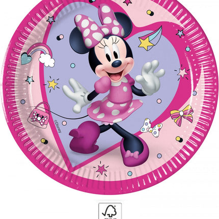 Disney Minnie Junior papírtányér 8 db-os 20 cm FSC