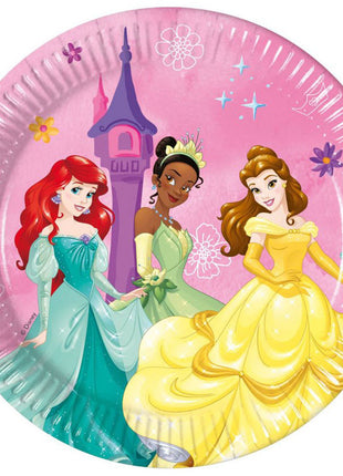 Disney Hercegnők Live Your Story papírtányér 8 db-os 20 cm FSC