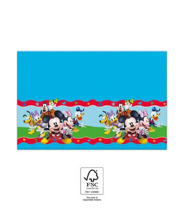Disney Mickey Rock the House papír asztalterítő 120x180 cm FSC