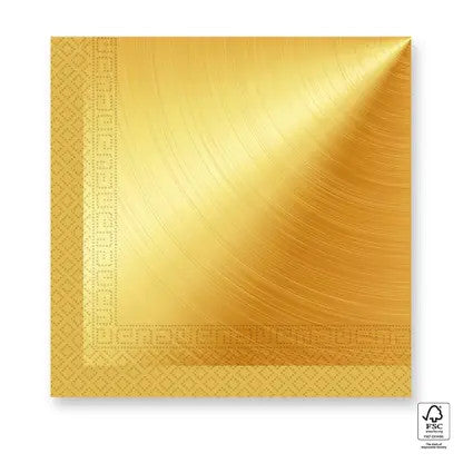 Arany Next Generation Gold szalvéta 20 db-os 33x33 cm FSC