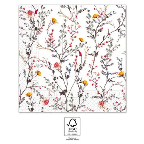 Színes Modern Branches szalvéta 20 db-os 33x33 cm FSC