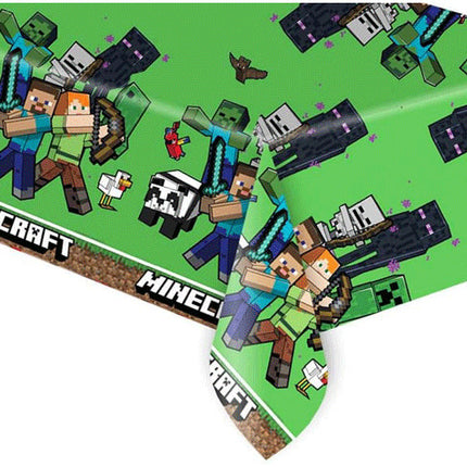 Minecraft Green műanyag asztalterítő 120x180 cm