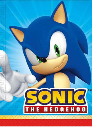 Sonic a sündisznó Sega szalvéta 20 db-os 33x33 cm FSC