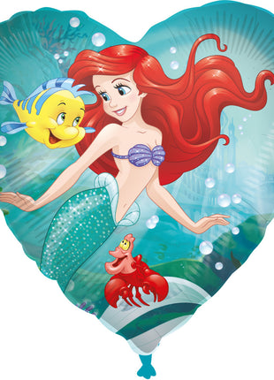 Disney Hercegnők, Ariel Curious fólia lufi 46 cm