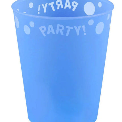 Blue, Kék micro prémium műanyag pohár 250 ml