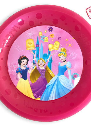 Disney Hercegnők Live Your Story micro prémium műanyag lapostányér 4 db-os szett 21 cm
