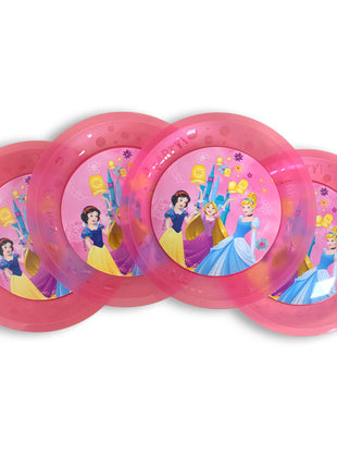 Disney Hercegnők Live Your Story micro prémium műanyag lapostányér 4 db-os szett 21 cm