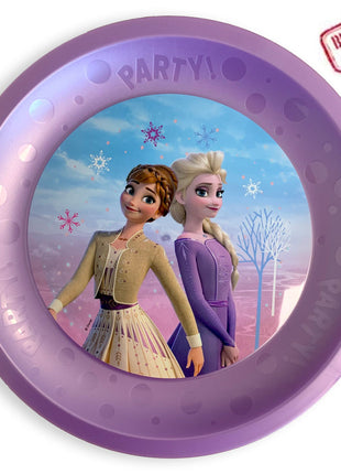 Disney Jégvarázs Wind micro prémium műanyag lapostányér 4 db-os szett 21 cm