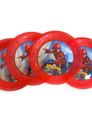 Pókember Crime Fighter micro prémium műanyag lapostányér 4 db-os szett 21 cm