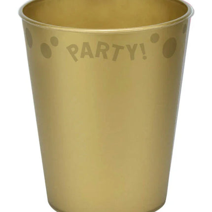 Gold, Arany micro prémium műanyag pohár 250 ml