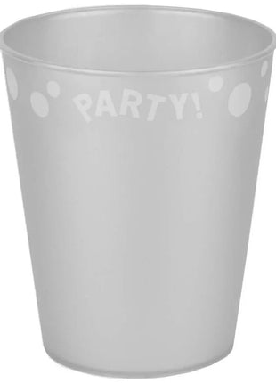Silver, Ezüst micro prémium műanyag pohár 250 ml