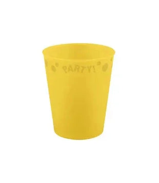 Sárga Yellow micro prémium műanyag pohár 250 ml