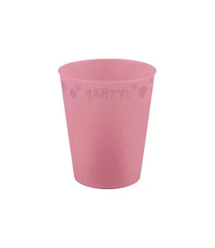 Rózsaszín Pastel Pink micro prémium műanyag pohár 250 ml
