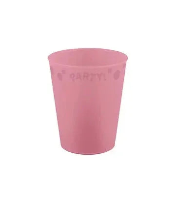 Rózsaszín Pastel Pink micro prémium műanyag pohár 250 ml