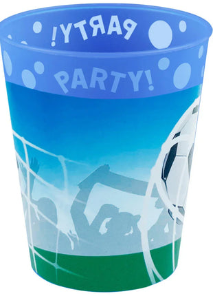 Focis Soccer Fans micro prémium műanyag pohár szett 4 db-os 250 ml