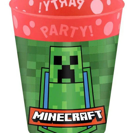 Minecraft Party micro prémium műanyag pohár szett 4 db-os 250 ml