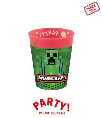 Minecraft Party micro prémium műanyag pohár szett 4 db-os 250 ml