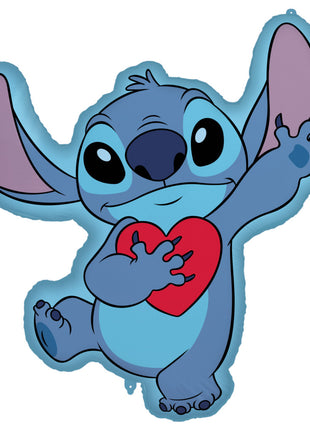 Disney Lilo és Stitch, A csillagkutya Heart fólia lufi 86 cm