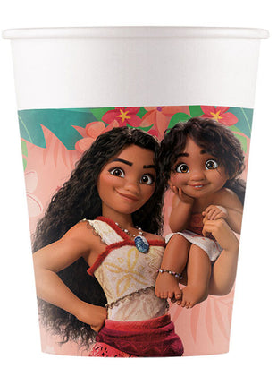 Disney Vaiana Sailing Spirit papír pohár 8 db-os 200 ml FSC