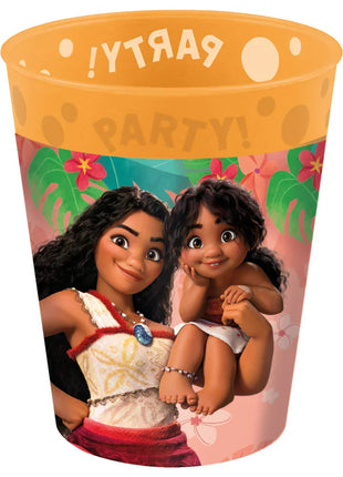 Disney Vaiana Sailing Spirit micro prémium műanyag pohár szett 4 db-os 250 ml