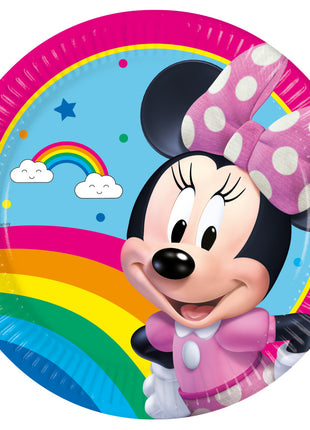 Disney Minnie Makes Me Smile papírtányér 8 db-os 23 cm FSC