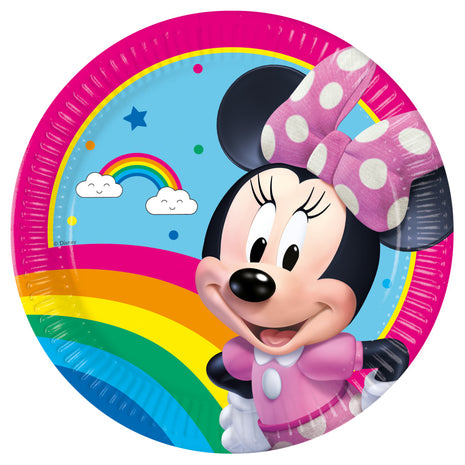 Disney Minnie Makes Me Smile papírtányér 8 db-os 23 cm FSC