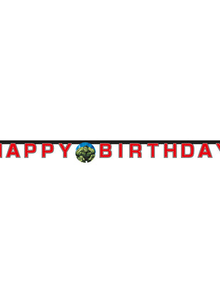 Bosszúállók Evergreen Happy Birthday felirat FSC 2 m