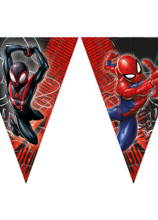 Pókember World of Webs zászlófüzér FSC 2,3 m