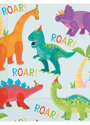 Dinoszaurusz Party szalvéta 20 db-os 33x33 cm