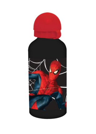 Pókember Dark mintás alumínium kulacs ivókupakkal, 500 ml űrtartalommal.