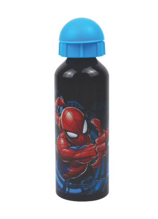 Pókember Dark mintás alumínium kulacs ivókupakkal, 520 ml űrtartalommal.