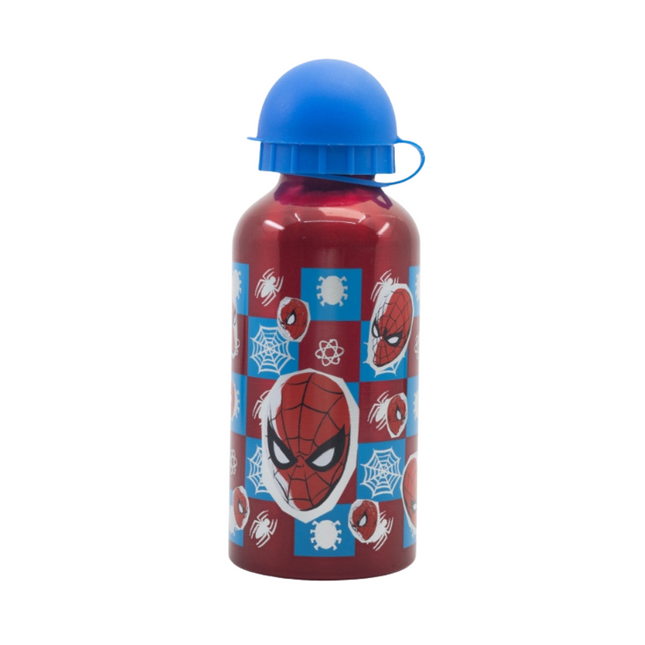 Pókember Midnight Flyer mintás alumínium kulacs ivókupakkal, 400 ml űrtartalommal.