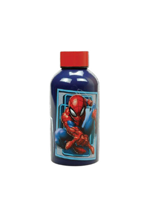 Pókember World mintás alumínium kulacs csavaros kupakkal, 500 ml űrtartalommal.