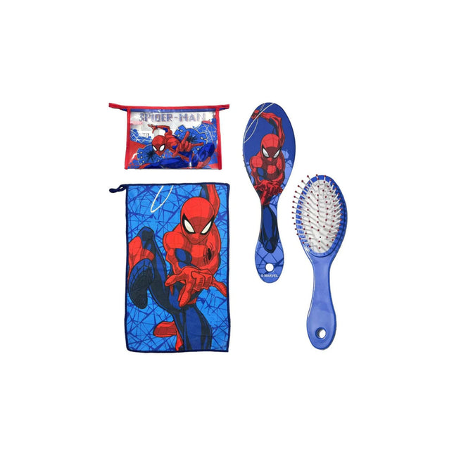 Vidám Pókember tisztasági csomag gyerekeknek, tartós és gyermekbarát anyagból, fogmosáshoz, fürdéshez és utazáshoz