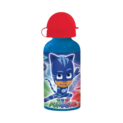 Pizsihősök Super mintás alumínium kulacs ivókupakkal, 400 ml űrtartalommal.
