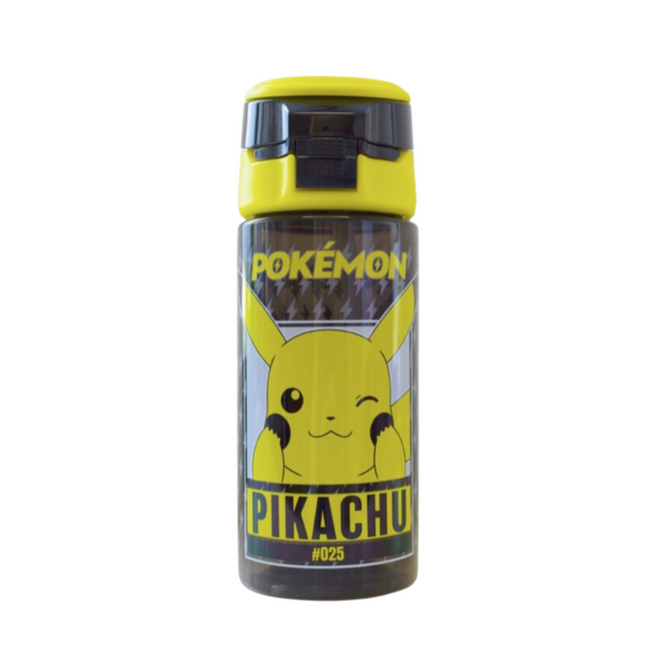 Pokémon Albany mintás műanyag kulacs beépített szívószállal, 500 ml űrtartalommal.