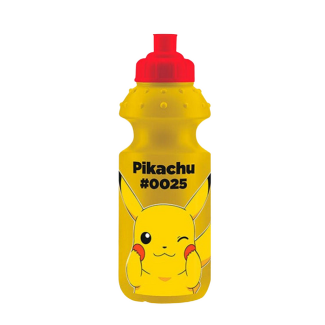 Pokémon Electric mintás műanyag sportkulacs, 350 ml űrtartalommal.