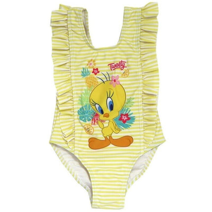 Bolondos dallamok Tweety baba fürdőruha, úszó 12-36 hó