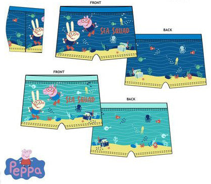 Peppa malac gyerek fürdőnadrág, short 3 - 6 év / 98 - 116 cm