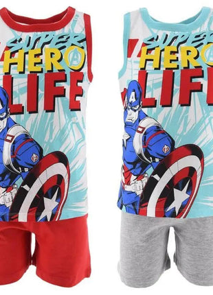 Bosszúállók Hero Life gyerek rövid pizsama 4 - 10 év / 104 - 140 cm