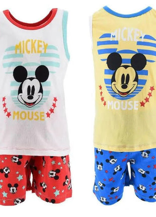 Disney Mickey Cheerful Ears gyerek rövid pizsama 3 - 8 év / 98 - 128 cm